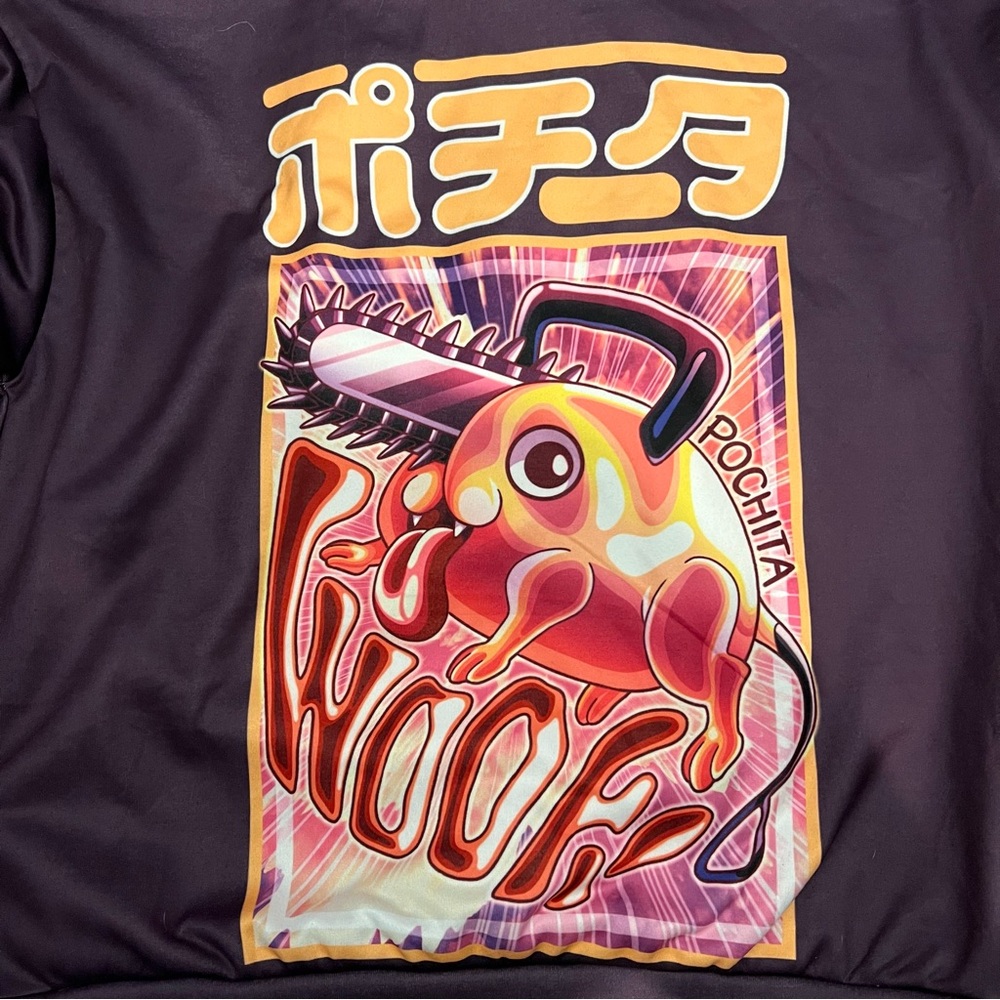 Anime Ape Street Wear Hoodie Pochita Chainsaw Man  2XL EUC